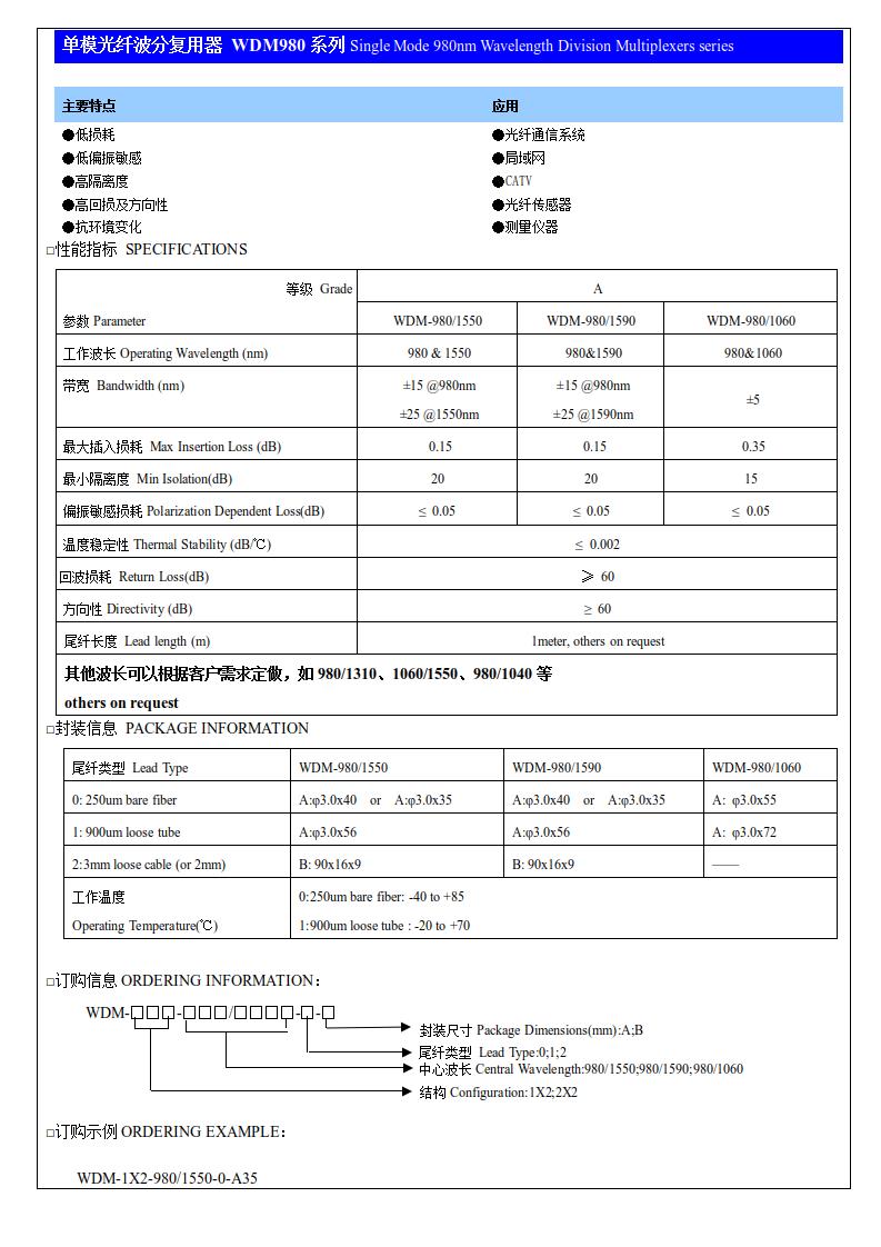 (1)單模光纖波分復用器 WDM980系列.jpg